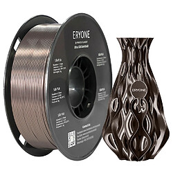 None Filament PLA Ultra Silk ERYONE pour imprimante 3D 1 kg (2,2 lb) / Bobine - Or foncé