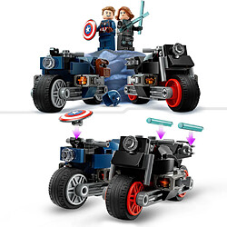 76260 Lego Marvel - Les motos de black widow et de captain america pas cher