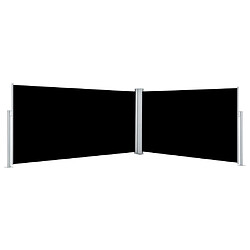 Maison Chic Auvent latéral rétractable de balcon | Store extérieur | Auvent solaire Noir 160x600 cm -GKD56625