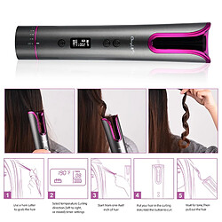 Universal Épingles à cheveux automatiques électriques Ceramique sans fil Coiffure en fer Test de secouer la tête Fer volatile Baguette frisée Air friseur USB sans fil | pas cher