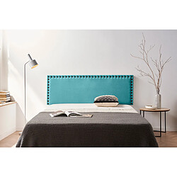 Avis Tête de Lit Tapisée MODENA Aqualine - 130 x 55 cm - Turquoise - Moonia