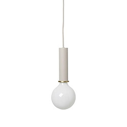 COLLECT-Suspension Métal H17cm gris perle Ferm Living