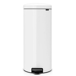 Poubelle à pédale 30l blanc - 111785 - BRABANTIA