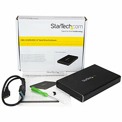 Avis Boîtier Externe Startech UNI251BMU33 Noir USB SATA Micro USB B USB 3.2