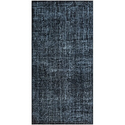 Vidal Tapis de laine 307x150 noir Ultra Vintage