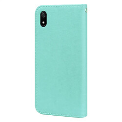 Avis Wewoo Housse Coque Etui en cuir avec rabat horizontal relief Rose fentes pour cartes et porte-cartes Xiaomi Redmi 7A vert