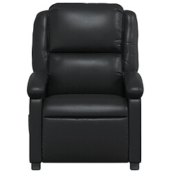 Avis vidaXL Fauteuil de massage inclinable Noir Similicuir