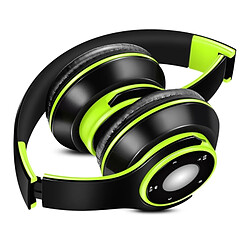 Acheter Wewoo Casque sans fil Bluetooth 4.0 + EDR sur l'oreille Carte TF Radio FM Stéréo avec micro (Vert)