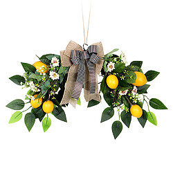 Les Citrons artificielle Guirlande Porte Butin Guirlande Ornement de Mariage Arc Fleurs Salon Décoration