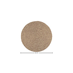 Acheter ICONIK INTERIOR Tapis rond en jute - Boho Bali - 150 CM - Yuri Naturel