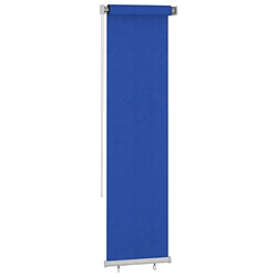 vidaXL Store roulant d'extérieur 60x230 cm Bleu PEHD