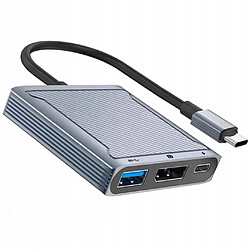 GUPBOO Adaptateur concentrateur USB-C DisplayPort DP 8K 60Hz PD M1 M2,JL589