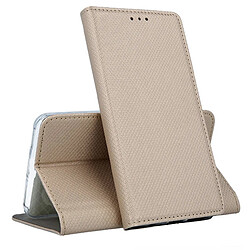 Htdmobiles Housse pour Samsung Galaxy A14 5G - etui coque pochette portefeuille + film ecran - OR MAGNET