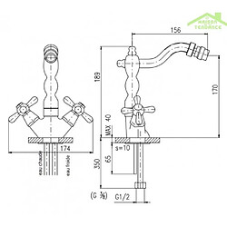 Avis Mélangeur bidet long MORAVA sans siphon