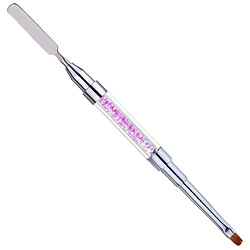 Avis Poly Gel Brosse À Ongles Double Terminaison Poly Acrylique Gel UV Extension Builder Pourpre