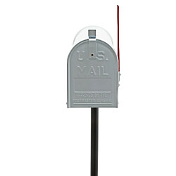 Helloshop26 Us mailbox boite aux lettres design américain argent pied de support courrier 16_0000330