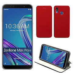 Xeptio ASUS ZenFone Max Pro M1 ZB601KL Etui coque rouge pochette Slim