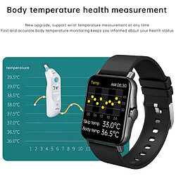 Acheter Universal Smartwatch, surveillance de la température corporelle pour les hommes, Bluetooth, appelée Smartwatch, suivi de la fréquence cardiaque pour les femmes, contrôle de la musique, horloge.