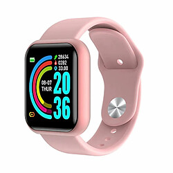 Montre iWear M8 Smart & Fit avec Full Touch 1,3'' IPS Contrôle multimédia / HR / Tension artérielle / Social Rose