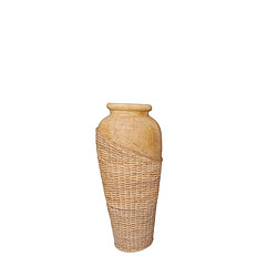 Vase de sol Romimex Marron Rotin Terre cuite 30 x 80 x 30 cm