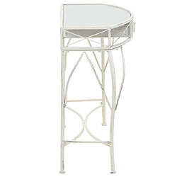 Avis Maison Chic Table d'appoint | Table Basse Style fran?ais Métal 82 x 39 x 76 cm Blanc -GKD31137