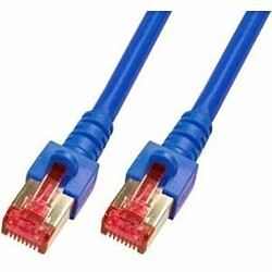 EFB Elektronik RJ45 Patchkabel S/FTP, Cat.6, LSZH, 10m, blau Das geschirmte Cat.6 RJ45 Patchkabel gewährleistet sehr gute Eigenschaften für 5 Gigabit Ethernet Anwendungen. Querschnitt 4 x 2 x AWG27/7Gegossene Knickschutztülle (patentiert)Längenaufd