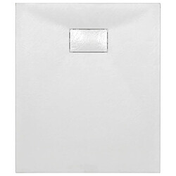 Avis vidaXL Bac de douche SMC Blanc 90 x 70 cm