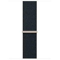 Bracelet Sport pour Apple Watch 45 mm avec boucle Minuit