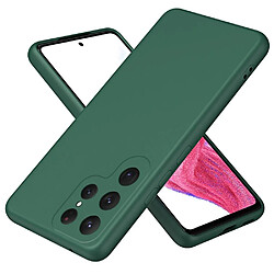 Htdmobiles Coque pour Samsung Galaxy S24 Ultra 5G - housse etui silicone gel fine + film ecran - VERT