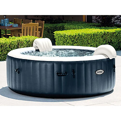 Acheter Intex Pure spa 4 places navy rond - bulles, led couleur