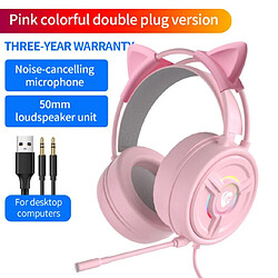 Acheter Universal Oreilles de chat mignonnes Casque sans fil avec microphone peut être contrôlé LED Enfants Filles Musique Stéréo Casque Téléphone Portable Bluetooth Casque Cadeau |