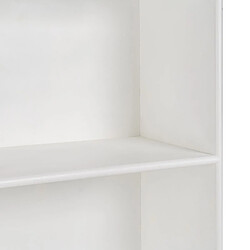 BigBuy Home Librairie BERET Blanc Bois d'épicéa 80 x 40 x 175 cm pas cher