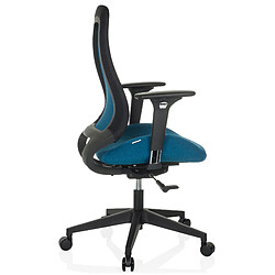 Chaise de bureau / chaise pivotante HENFIELD B Tissu bleu foncé hjh OFFICE pas cher