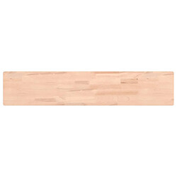 vidaXL Étagère murale 100x20x4 cm bois massif de hêtre