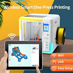 Avis None Imprimante 3D AOSEED X-MAKER pour enfants et débutants, Lit sans nivellement, impression Wi-Fi