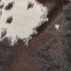 Acheter Beliani Tapis imitation peau de vache 130 x 170 cm marron et blanc BOGONG