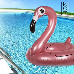 Totalcadeau Bouée flamant rose gonflable - Jeu gonflable piscine et mer pas cher