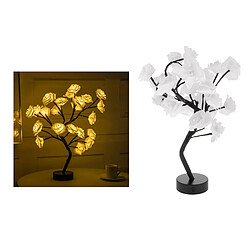 Acheter USB 24 LED Rose Tree Light Chambre Salon Saint Valentin Party Decor Blanc