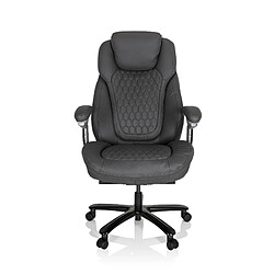 Fauteuil de bureau XXL PULLMANN simili-cuir noir hjh OFFICE