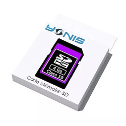 Yonis Carte mémoire SD ROM 4 Go