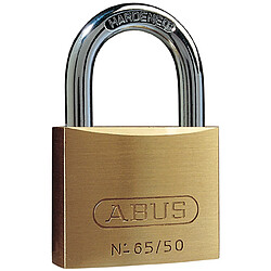 Cadenas ABUS FRANCE - 65 laiton en 50 mm MV num.6501 - 12000