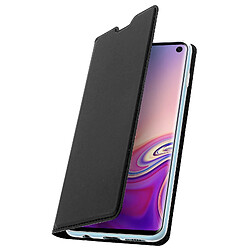 Housse Samsung Galaxy S10 Étui Porte-cartes Fonction Stand Dux Ducis noir