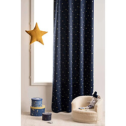 Atmosphera, Createur D'Interieur Rideau occultant enfant Voyage spatial - 135 x 260 cm - Bleu