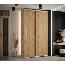 Abiks Meble Armoire Davos 12 À Portes Coulissantes 235,2/130/45 2 Portes