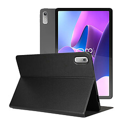 Etui en simili cuir + Film protection verre trempé pour Lenovo Tab P11 Gen 2 - Noir - Visiodirect -