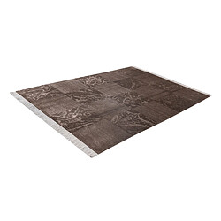 Vidal Tapis de laine 246x178 brun Darya