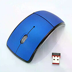 Souris sans fil 2,4 GHz, souris d'ordinateur pliable, souris optique pliable, récepteur USB pour ordinateur portable, ordinateur de bureau