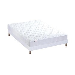 Idliterie Ensemble Matelas accueil mémoire de forme MAM AZUR + Sommier - Made in France