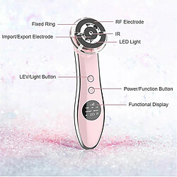 Acheter Chrono Instrument de beauté multifonctionnel pour le rajeunissement de la peau Instrument de massage du visage Machine de levage du visage Outil de soins de la peau Instrument de raffermissement de la peau anti-âge rechargeable(Blanc)