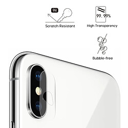 Wewoo Film de verre trempé pour objectif de caméra arrière 0.2H 9H 2.15D pour iPhone X / XS